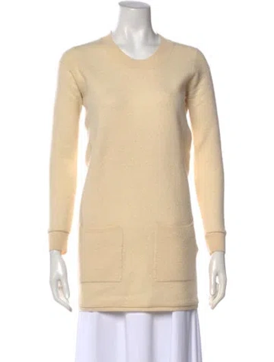 Pre-owned See By Chloé Wool Scoop Neck Sweater In Neutral