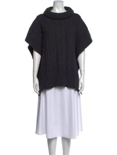 Pre-owned See By Chloé Wool Turtleneck Sweater In Black