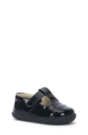 See Kai Run Bianca Mini Mary Jane Flat In Black Patent