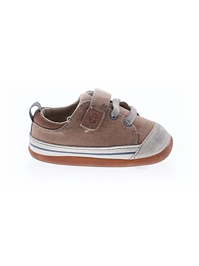 Pre-owned See Kai Run Kids' Booties In Brown
