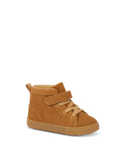 See Kai Run Boys' Hudson High Top Boots - Toddler, Little Kid In Brown
