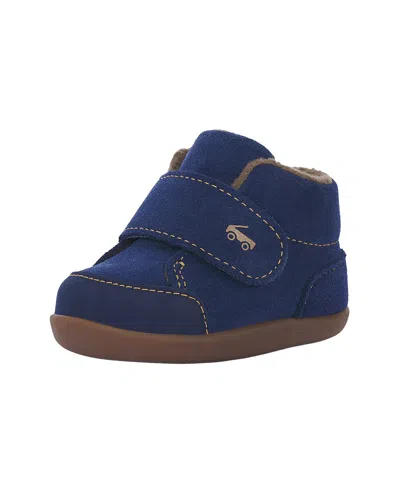 See Kai Run Casey Mini Suede First Walkers In Blue