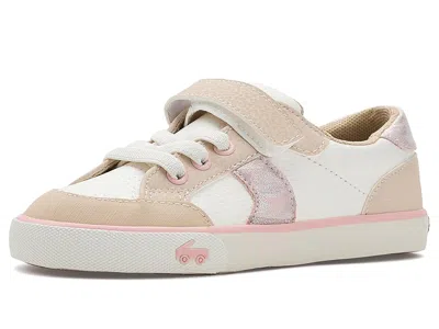 See Kai Run Connor (toddler/little Kid) Girl's Shoes White/oatmeal : 9.5 Toddler M, Leather In Neutral
