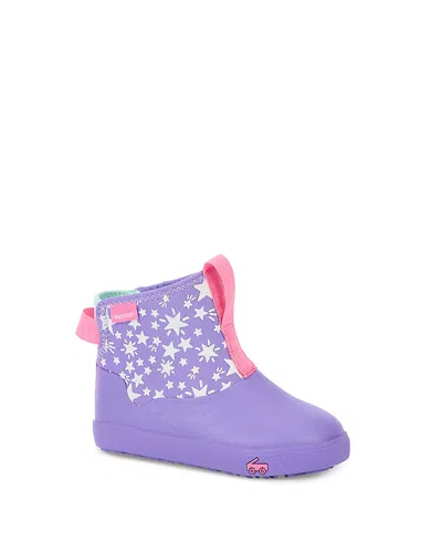 See Kai Run Girls' Ame Superstars Waterproof Pull On Boots Toddler, Little Kid In Purple