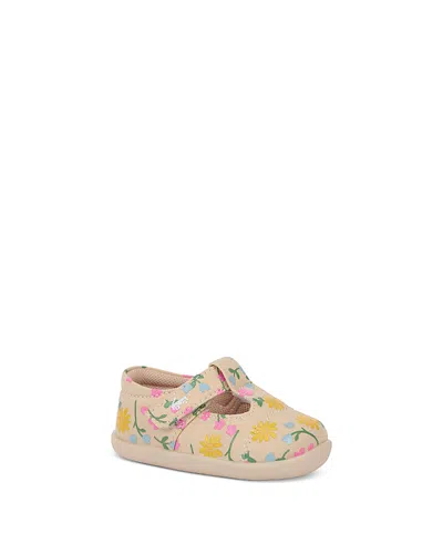 See Kai Run Girls Bianca Mini Shoes - Little Kid In Oatmeal/floral