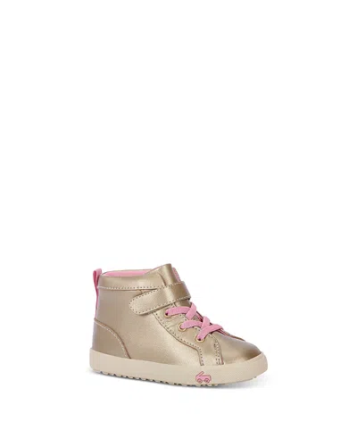 See Kai Run Kids' Girls' Hudson High Top Sneakers - Toddler In Gold