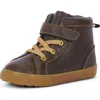 See Kai Run Hudson High Top Sneaker In Chocolate Brown