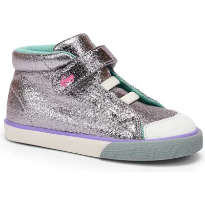 See Kai Run Kids' Drew High Top Sneaker In Pewter