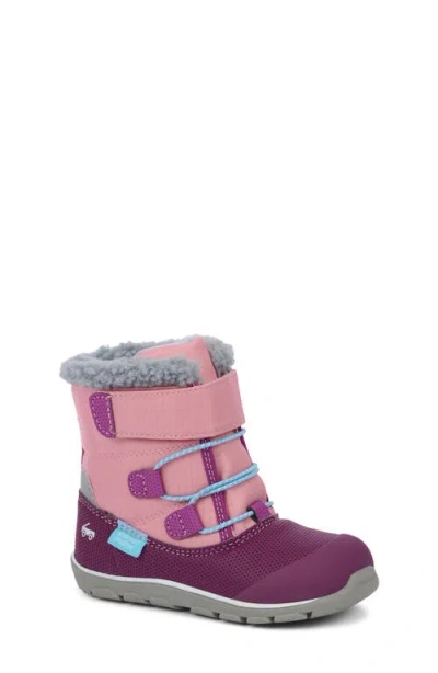 See Kai Run Kids' Gilman Waterproof Snow Boot In Pink