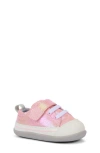 See Kai Run Girls' Stevie Mini Sneakers - Toddler, Little Kid In Pink Metallic
