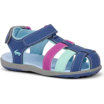 See Kai Run Kids' Paley Ii Water Friendly Sandal In Dark Blue