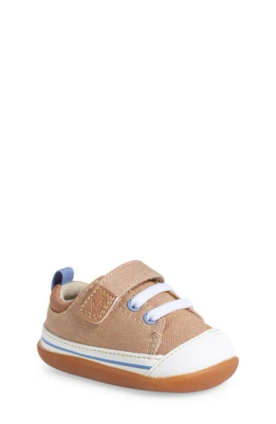 See Kai Run Kids' Stevie Mini Sneaker In Khaki