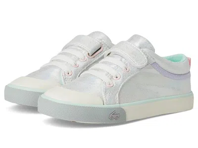 See Kai Run Kristin (little Kid) Girl's Shoes Silver Metallic : 2.5 Little Kid M, Canvas In Gray