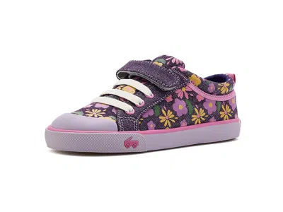 See Kai Run Kristin (toddler/little Kid) Girls Shoes Purple Floral: 5 Toddler M