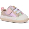 See Kai Run Mini Stevie Shimmer Sneaker In Gold Metallic