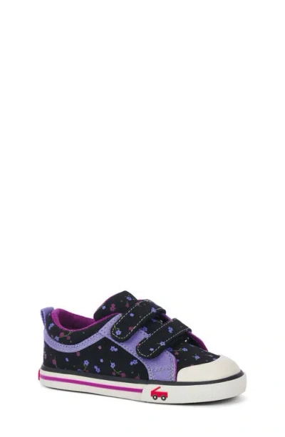 See Kai Run Kids'  Robyne Sneaker In Black Floral