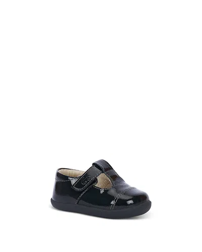 See Kai Run See Kia Run Girls' Bianca Mini Leather Shoes - Baby, Toddler In Black Patent