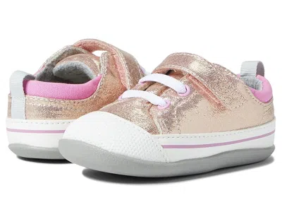 See Kai Run Kids' Stevie Ii Inf (infant/toddler) Girl's Shoes Rose Shimmer: 3 Infant M, Canvas/textile In Neutral