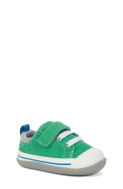 See Kai Run Stevie Ii Sneaker In Green Denim