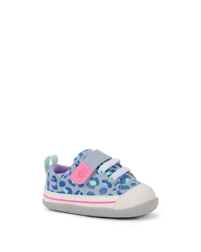 See Kai Run Kids' Stevie Mini Denim Sneakers - Baby, Toddler In Blue
