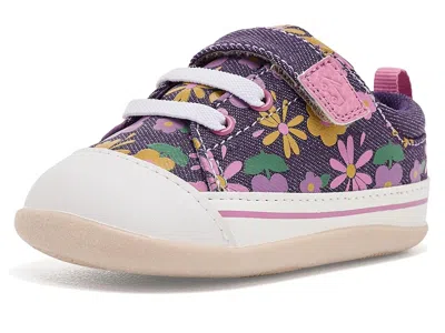See Kai Run Stevie Mini (toddler/little Kid) Girl's Shoes Purple Floral: 6 Toddler M