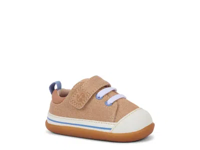 See Kai Run Stevie Sneaker Kids' In Taupe