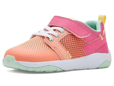 See Kai Run Viento (toddler/little Kid) Girl's Shoes Peach/hot Pink : 13 Little Kid M, Textile In Multi
