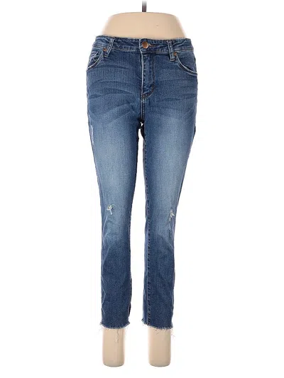 Pre-owned See Thru Soul Jeans In Blue