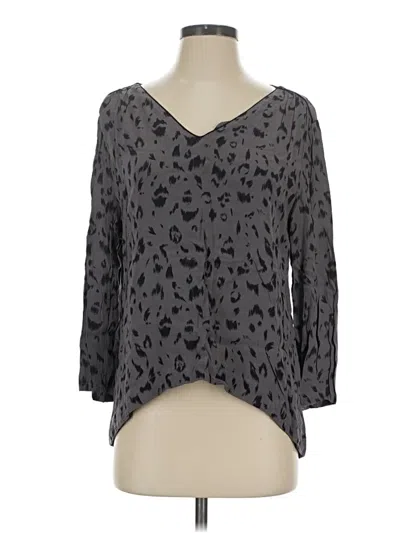 Pre-owned See U Soon 3/4 Sleeve Blouse In Gray
