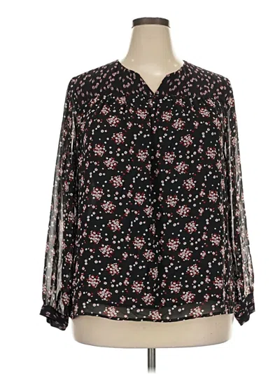 Pre-owned See U Soon Long Sleeve Blouse In Black
