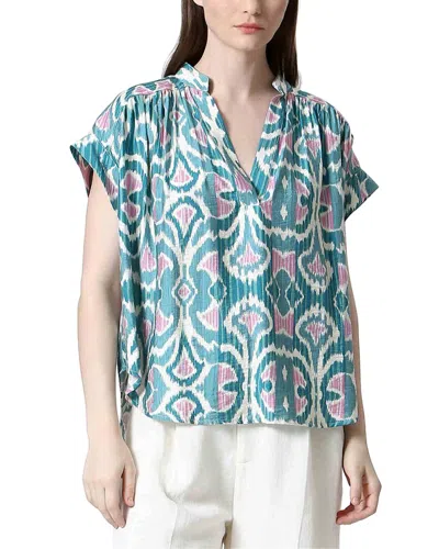 See U Soon Paisley Placket Top