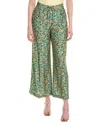 See U Soon Paisley Wide Leg Pant In Green