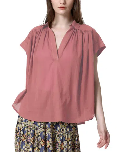See U Soon Placket Drapey Top