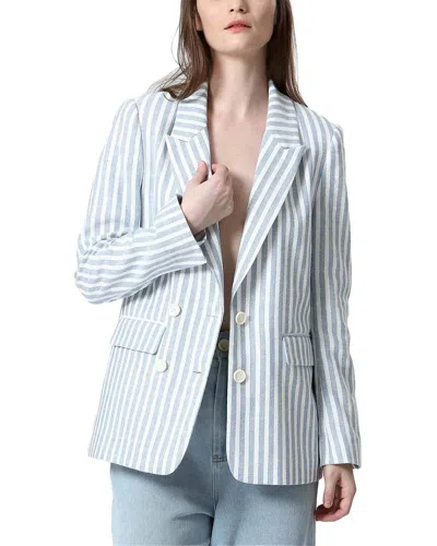 See U Soon Seersucker Linen-blend Jacket