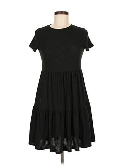 Pre-owned See You Monday Casual Dress In Black