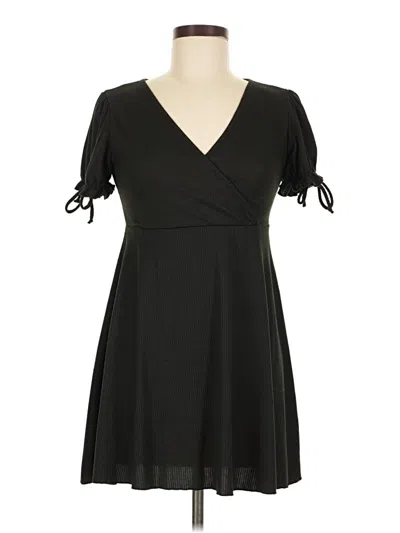 Pre-owned See You Monday Casual Dress In Black