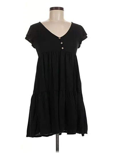 Pre-owned See You Monday Casual Dress In Black