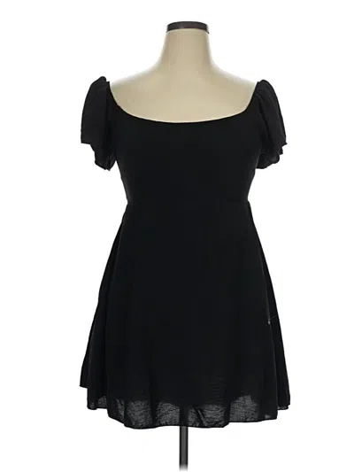 Pre-owned See You Monday Casual Dress In Black