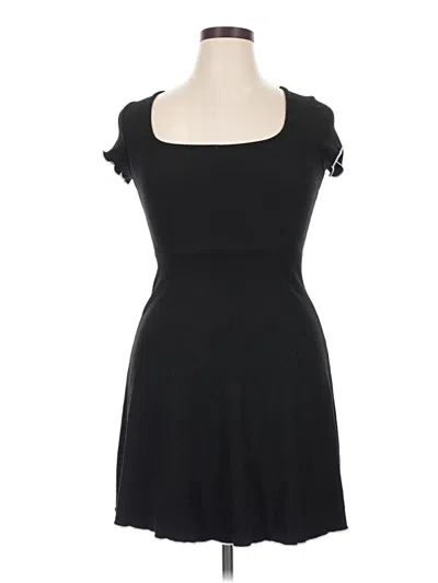 Pre-owned See You Monday Casual Dress In Black