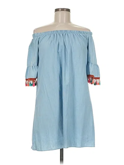 Pre-owned See You Monday Casual Dress In Blue