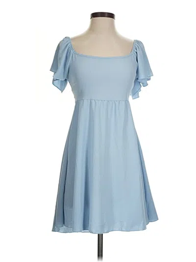 Pre-owned See You Monday Casual Dress In Blue