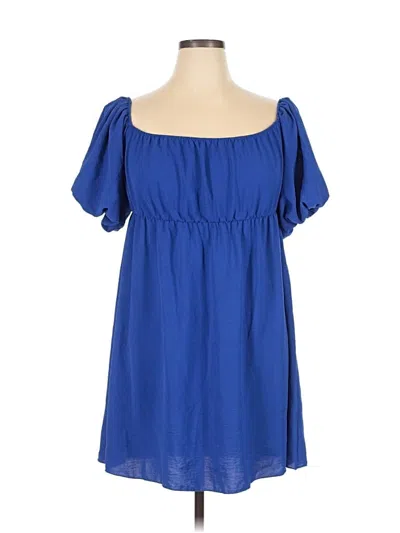 Pre-owned See You Monday Casual Dress In Blue