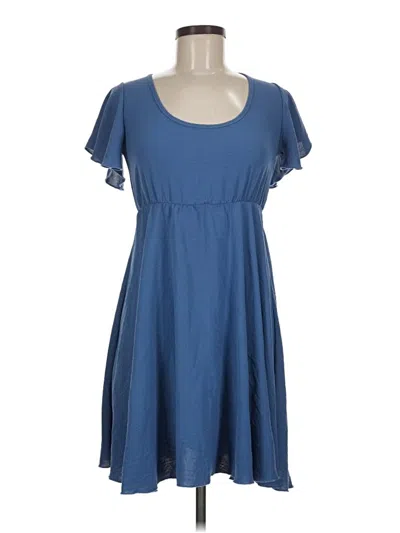 Pre-owned See You Monday Casual Dress In Blue