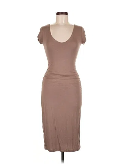 Pre-owned See You Monday Casual Dress In Brown
