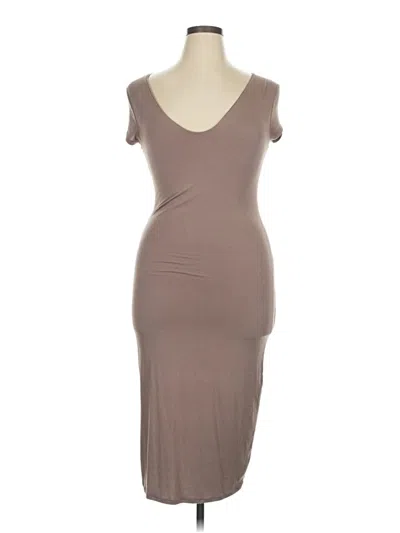 Pre-owned See You Monday Casual Dress In Brown