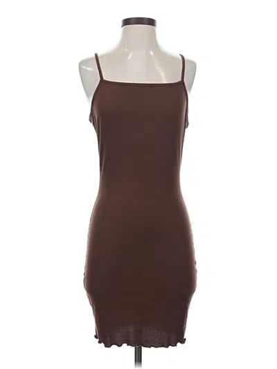 Pre-owned See You Monday Casual Dress In Brown