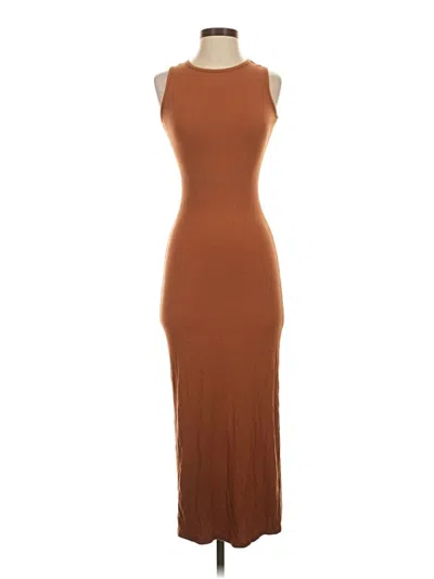 Pre-owned See You Monday Casual Dress In Brown