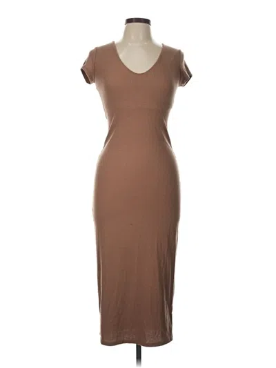 Pre-owned See You Monday Casual Dress In Brown