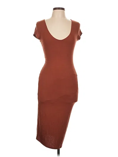 Pre-owned See You Monday Casual Dress In Brown
