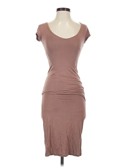 Pre-owned See You Monday Casual Dress In Brown